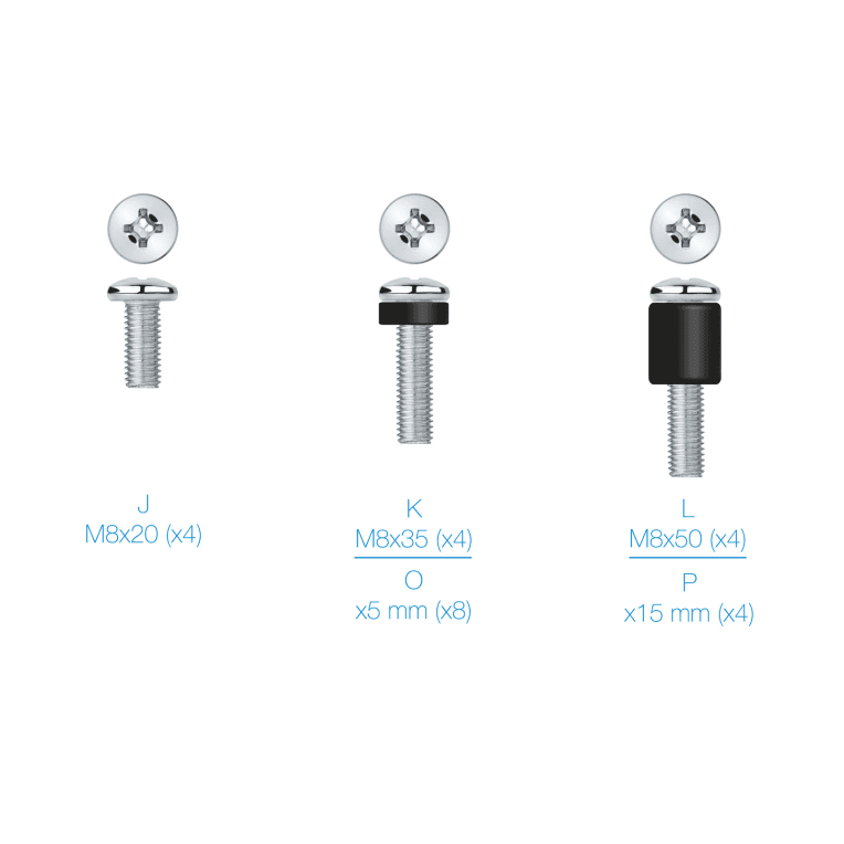 KIT TORNILLOS MONTAJE PANTALLAS TOOQ SSK4820 miniatura 5