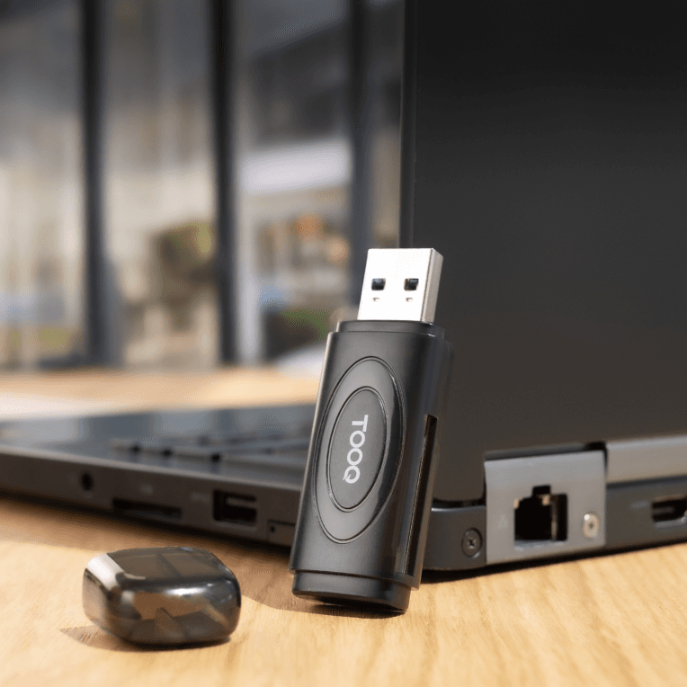 Lector de Tarjetas Tooq USB-A 3.0 SD/TF Negro miniatura 3