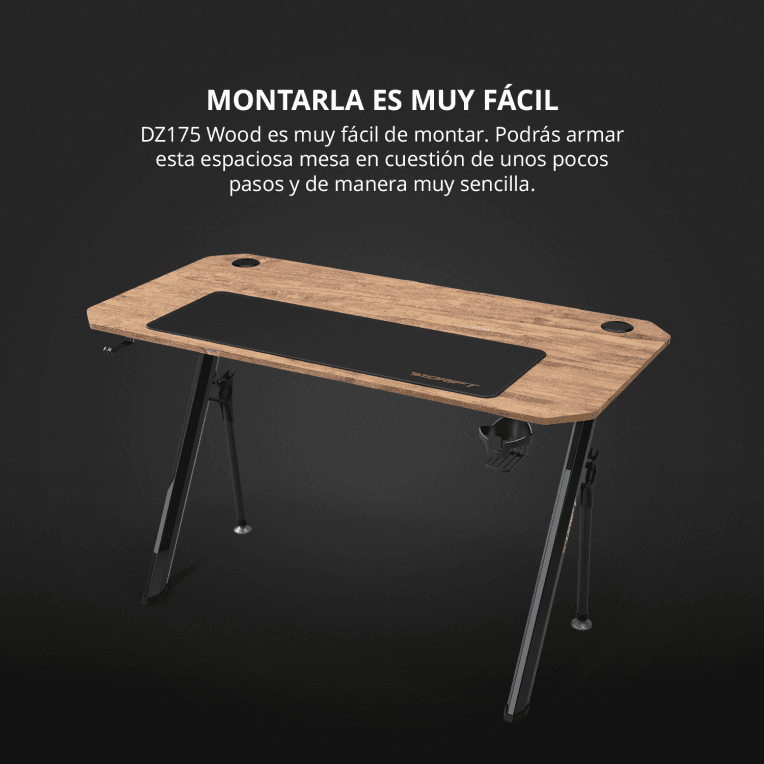 MESA GAMING DRIFT DZ175 WOOD miniatura 12