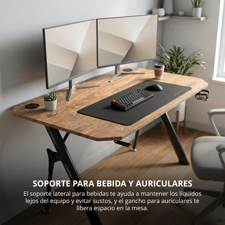 MESA GAMING DRIFT DZ175 WOOD miniatura 10