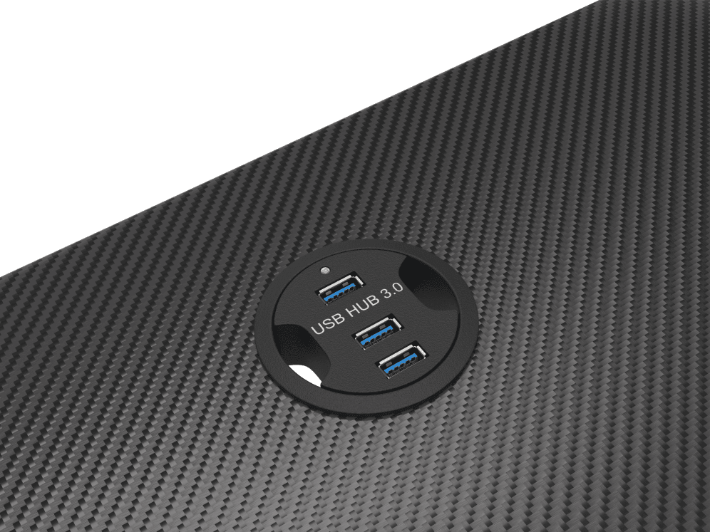 Mesa Gaming Genesis Holm 200 RGB Negro Carbono miniatura 5