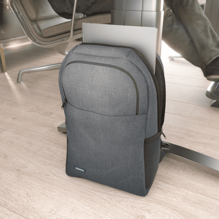 Mochila Aisens Premium 15,6" Gris miniatura 6