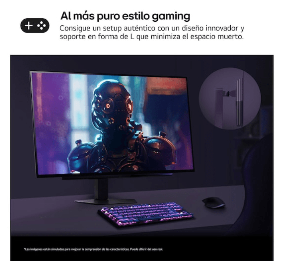 Monitor LG 27" 27GX704A-B Quad HD Oled miniatura 12