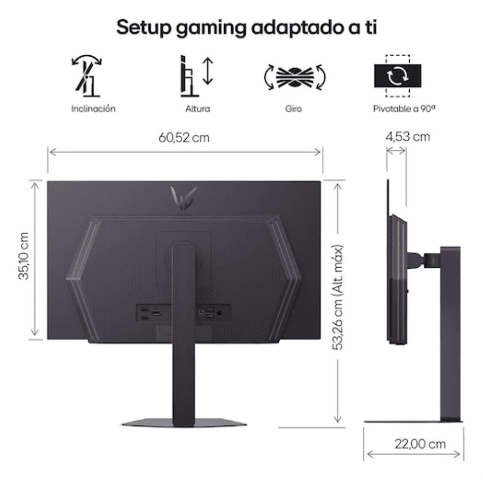 Monitor LG 27" 27GX704A-B Quad HD Oled miniatura 14