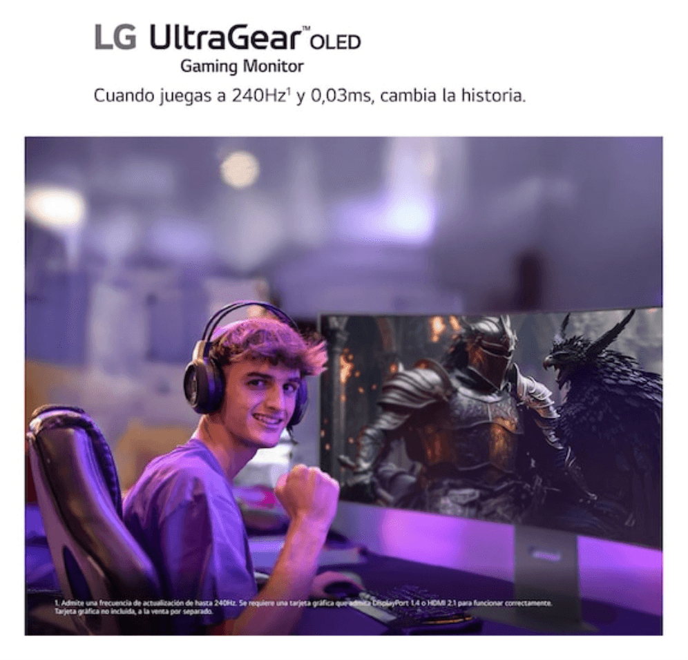 Monitor LG 27" 27GX704A-B Quad HD Oled miniatura 15