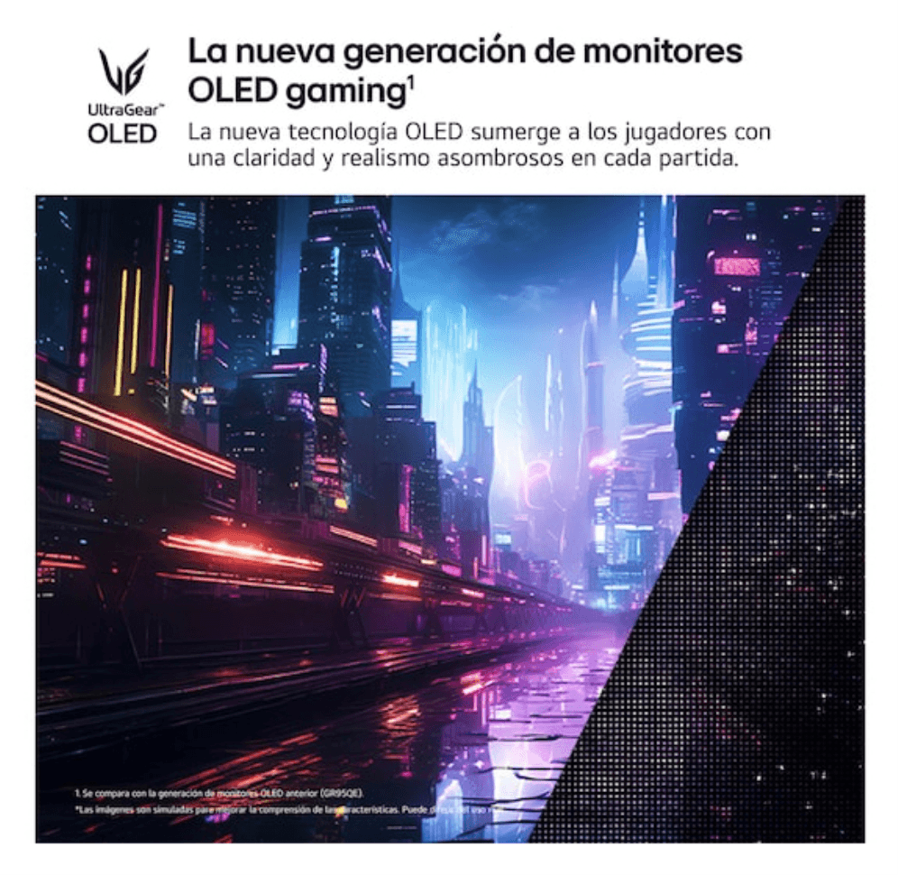 Monitor LG 27" 27GX704A-B Quad HD Oled miniatura 3