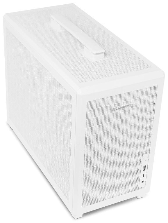 NOX Hummer Mini torre M-ATX portable mesh Blnc miniatura 16