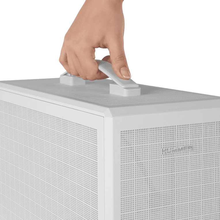 NOX Hummer Mini torre M-ATX portable mesh Blnc miniatura 7