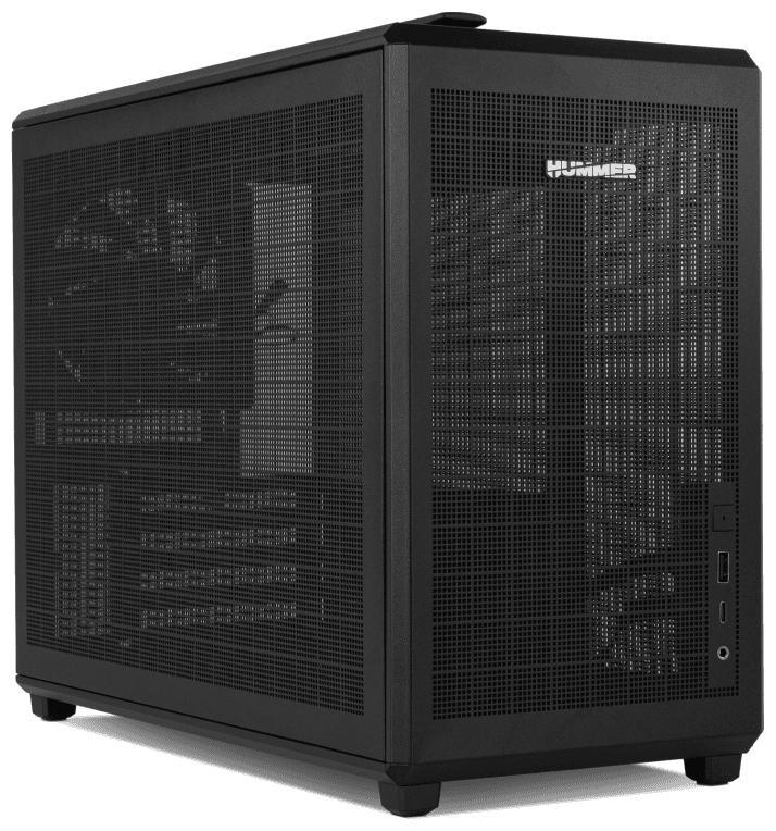 NOX Hummer Mini torre M-ATX portable mesh Ngr miniatura 14
