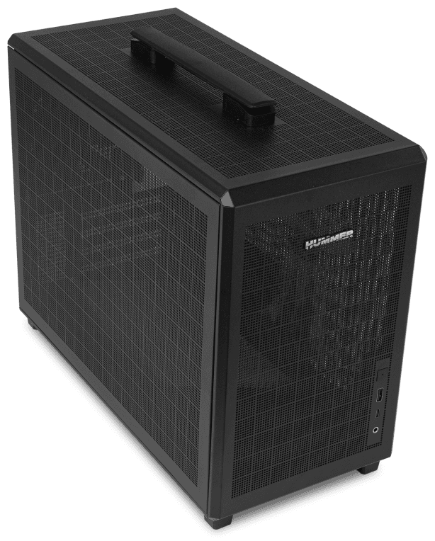 NOX Hummer Mini torre M-ATX portable mesh Ngr miniatura 17