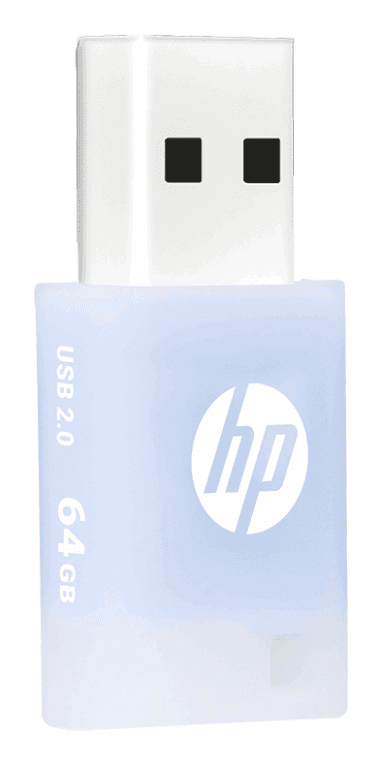 Pendrive USB 2.0 Hp 64GB V168 Azul HPFD168B-64 miniatura 2
