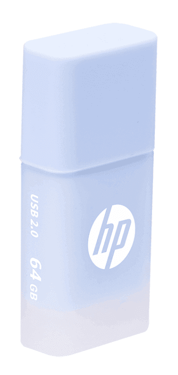 Pendrive USB 2.0 Hp 64GB V168 Azul HPFD168B-64 miniatura 3