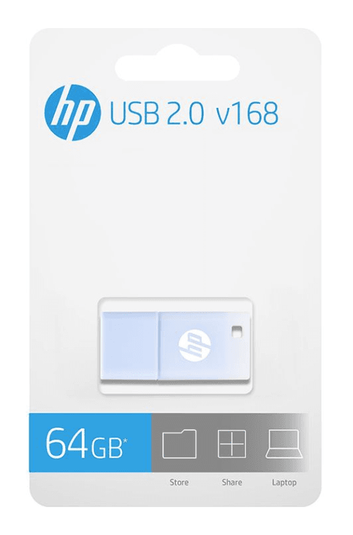 Pendrive USB 2.0 Hp 64GB V168 Azul HPFD168B-64 miniatura 8