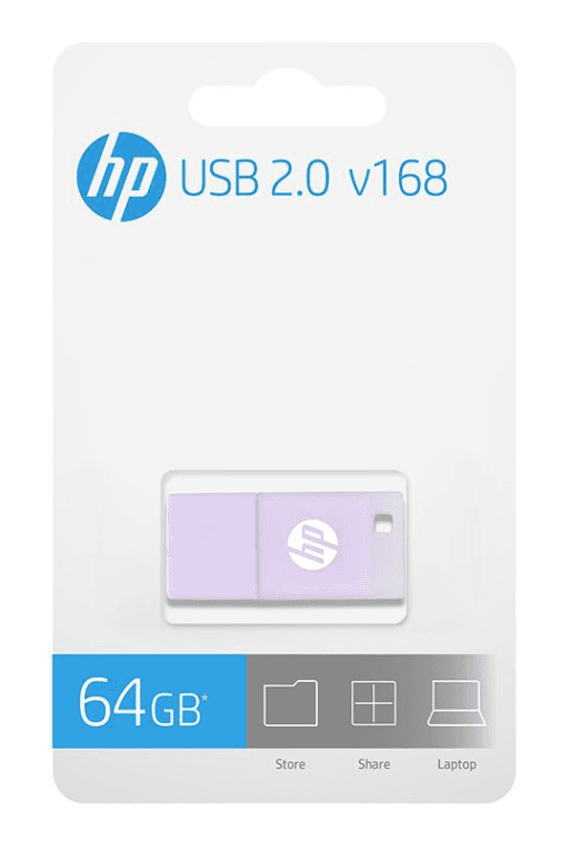 Pendrive USB 2.0 Hp 64GB V168 Lila HPFD168P-64 miniatura 8