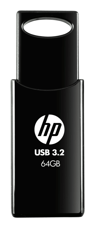 Pendrive USB 3.2 Hp 64GB 712W Negro HPFD712B-A-64 — imagen 1