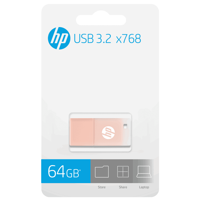Pendrive USB 3.2 Hp 64GB X768 Rosa HPFD768K-64 miniatura 7