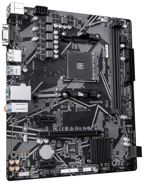 PLACA BASE GIGABYTE A520M S2HP AM4 DDR4 miniatura 4