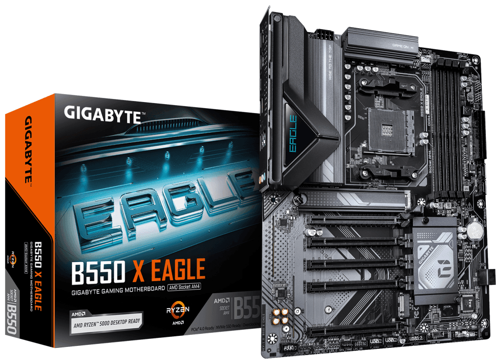 PLACA BASE GIGABYTE B550 X EAGLE AM4 DDR4 — imagen 1