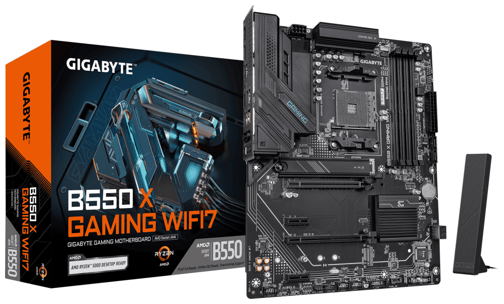 PLACA BASE GIGABYTE B550 X GAMING WF7 AM4 DDR4 — imagen 1