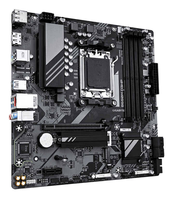Placa Base Gigabyte B650M D3HP AM5 ATX 4xDDR5 miniatura 3