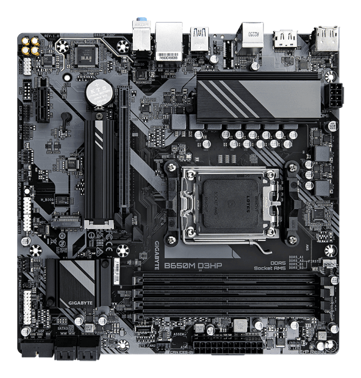 Placa Base Gigabyte B650M D3HP AM5 ATX 4xDDR5 miniatura 5