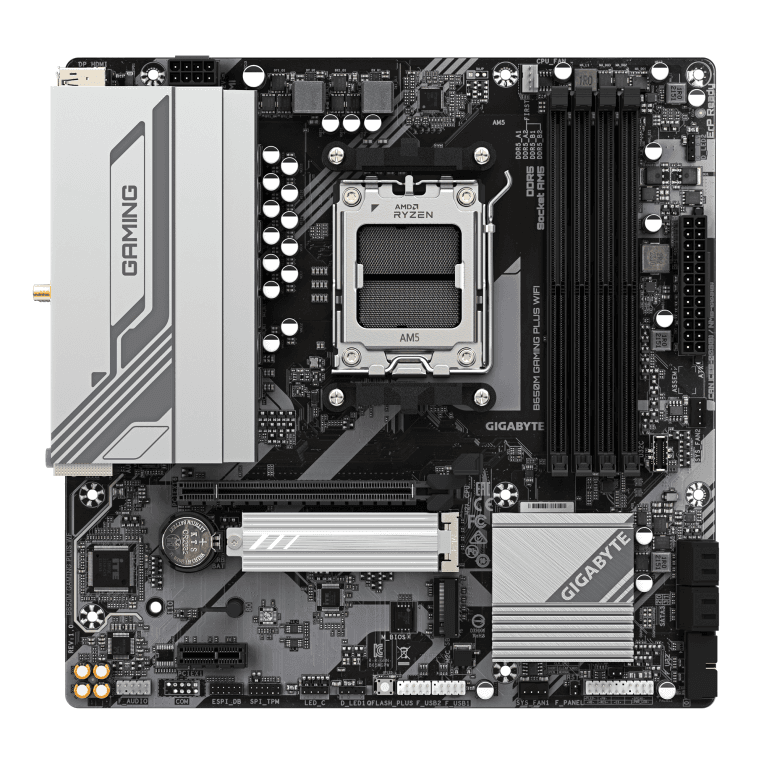 Placa Base Gigabyte B650M Gaming Plus WiFi AM5 Micro-ATX 4xDDR5 miniatura 3