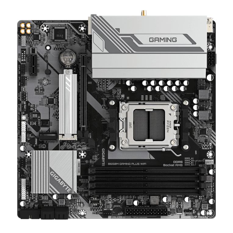 Placa Base Gigabyte B650M Gaming Plus WiFi AM5 Micro-ATX 4xDDR5 miniatura 6