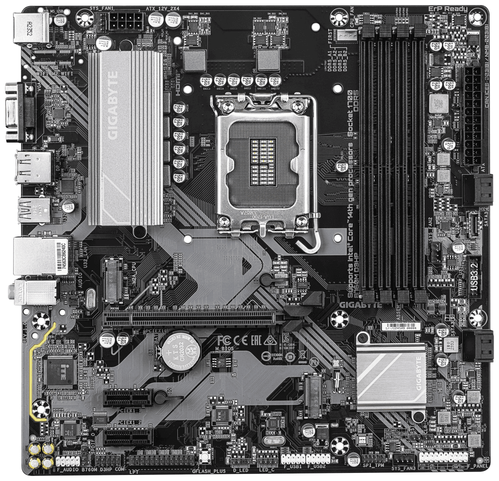 PLACA BASE GIGABYTE B760M D3HP DDR5 miniatura 3