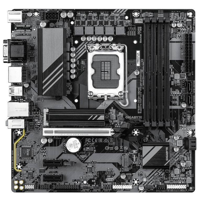Placa Base Gigabyte B760M DS3H GEN 5 4xDDR5 miniatura 3