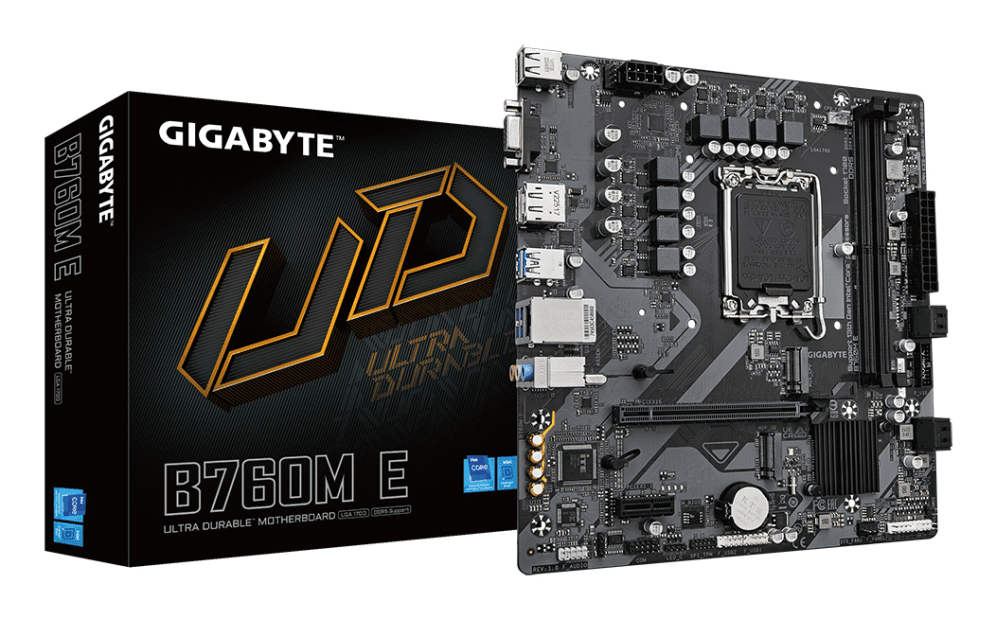Placa Base Gigabyte B760M E DDR5 7200 MHz miniatura 2