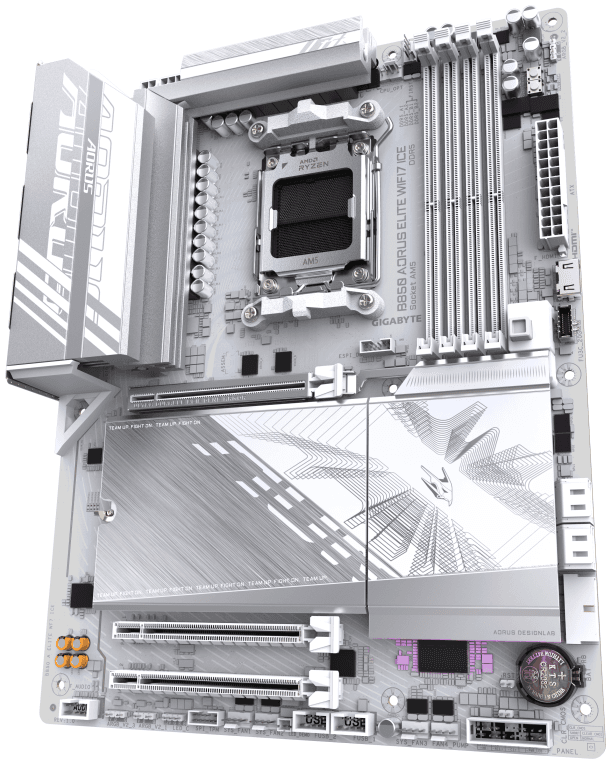 PLACA BASE GIGABYTE B850 A ELITE WF7 ICE 1.0 miniatura 5