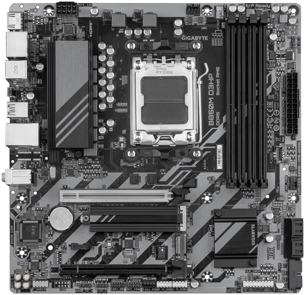 PLACA BASE GIGABYTE B850M D3HP 1.0 miniatura 3