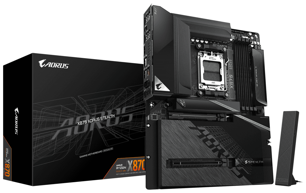 PLACA BASE GIGABYTE X870 A STEALTH AM5 DDR5 miniatura 2