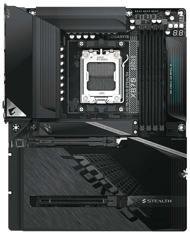 PLACA BASE GIGABYTE X870 A STEALTH AM5 DDR5 miniatura 3