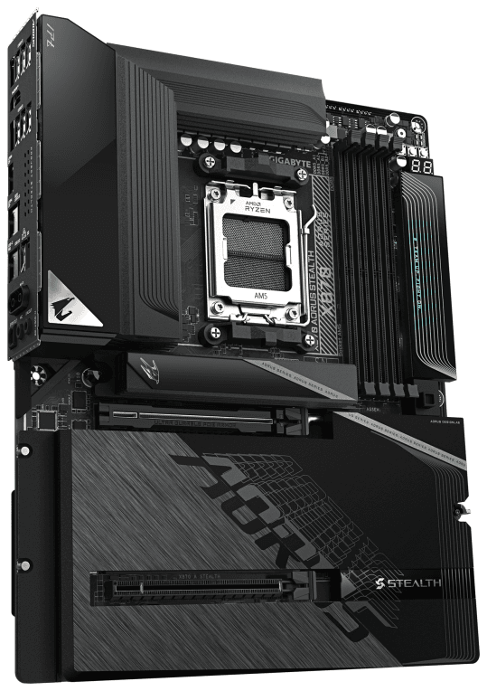 PLACA BASE GIGABYTE X870 A STEALTH AM5 DDR5 miniatura 4