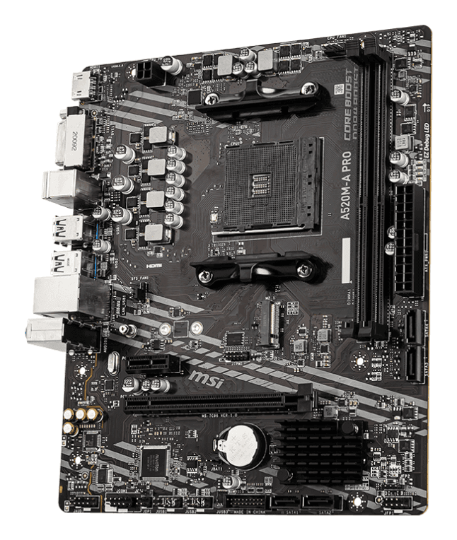 Placa Base MSI A520M-A Pro AM4 Micro-ATX 2xDDR4 miniatura 4