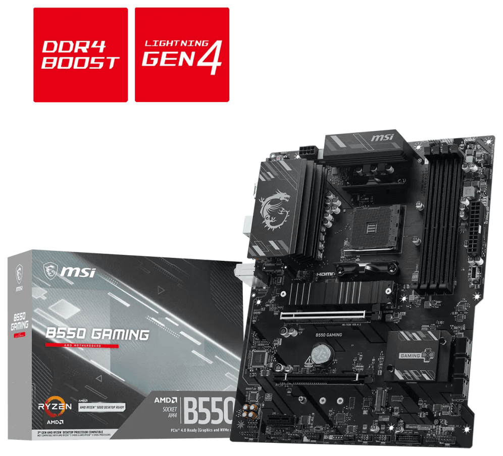 PLACA BASE MSI B550 GAMING AM4 DDR4 miniatura 5