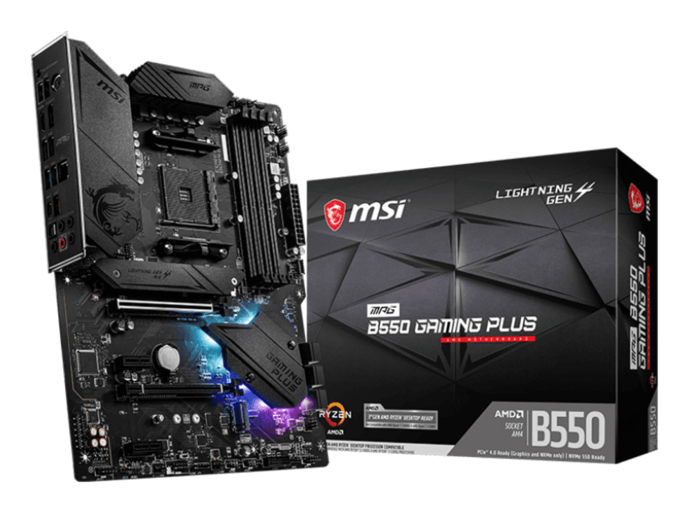 Placa Base MSI B550 Gaming Plus AM4 ATX 4xDDR4 — imagen 1