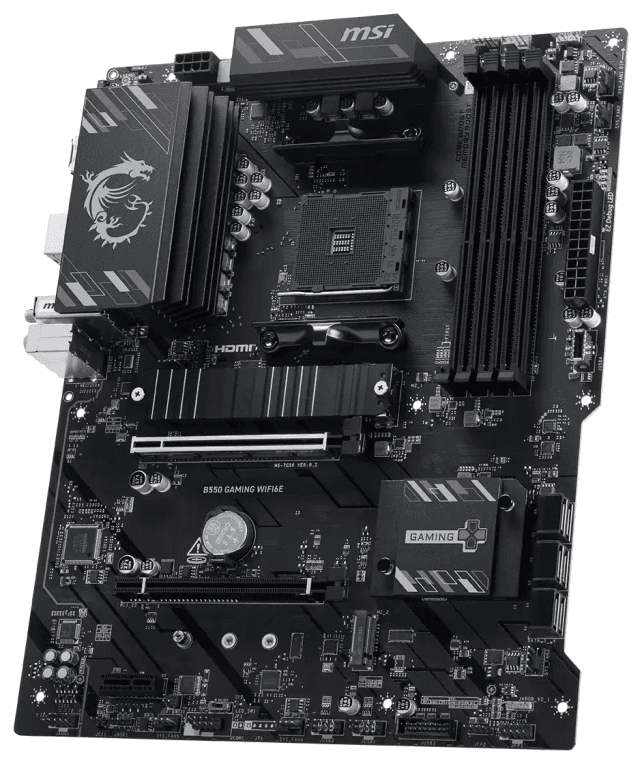 PLACA BASE MSI B550 GAMING WIFI6E AM4 DDR4 miniatura 4