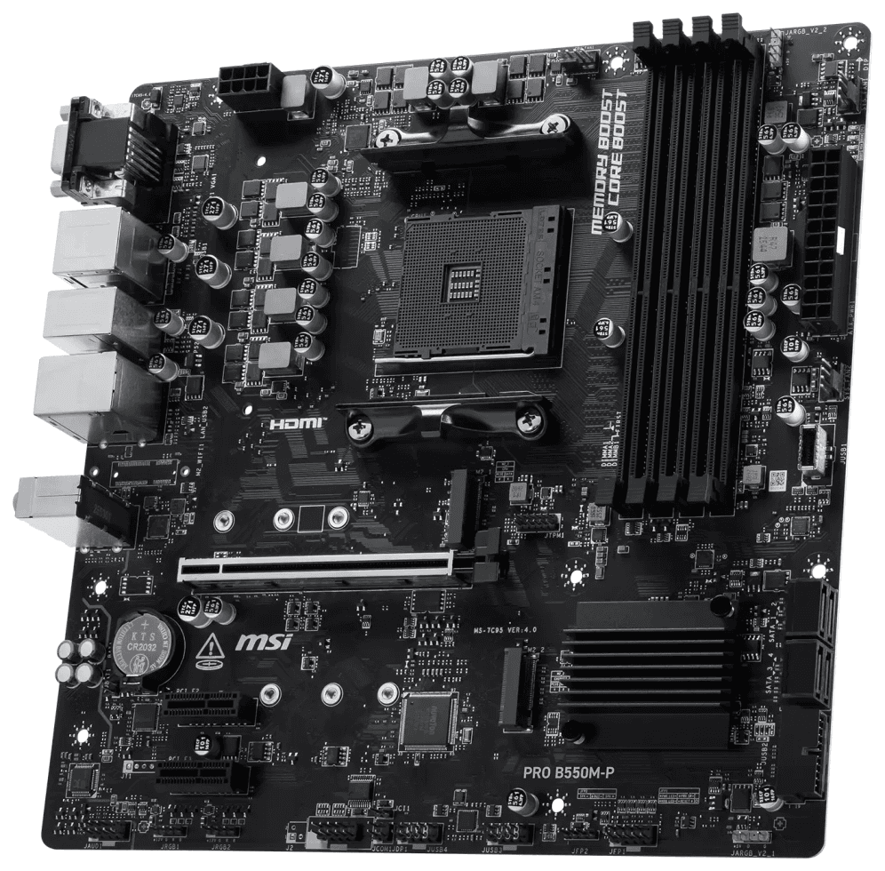 PLACA BASE MSI B550M-P AM4 DDR4 miniatura 5