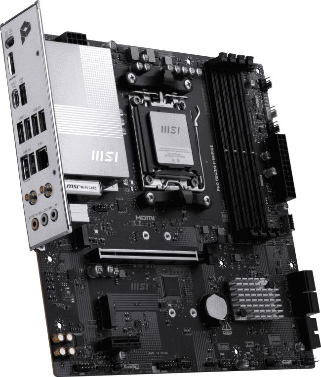 Placa Base MSI B840M-P WiFi6E AM5 Micro-ATX 4xDDR5 miniatura 5