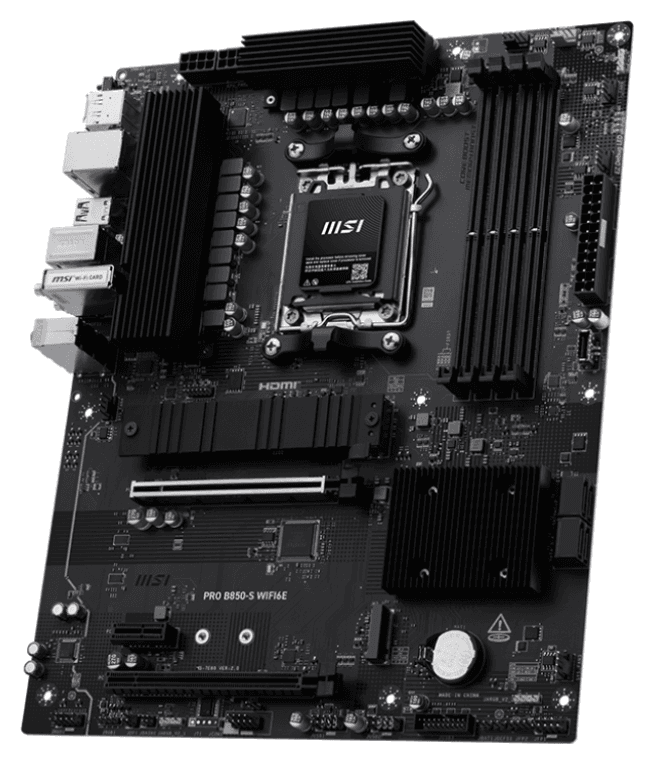 Placa Base MSI B850-S WiFi 6E AM5 ATX 4xDDR5 miniatura 3