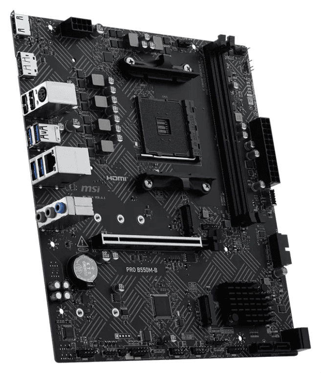 PLACA BASE MSI PRO B550M-B AM4 DDR4 miniatura 5
