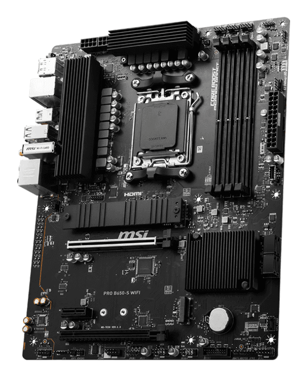 Placa Base MSI PRO B650-S WIFI AM5 ATX 4xDDR5 miniatura 4