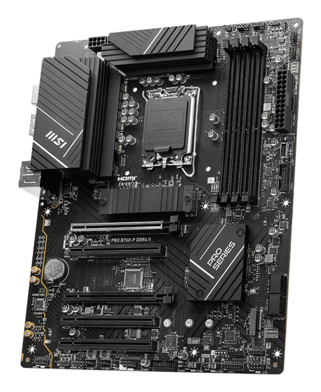 Placa Base MSI PRO B760-P LGA1700 ATX 4xDDR4 miniatura 4
