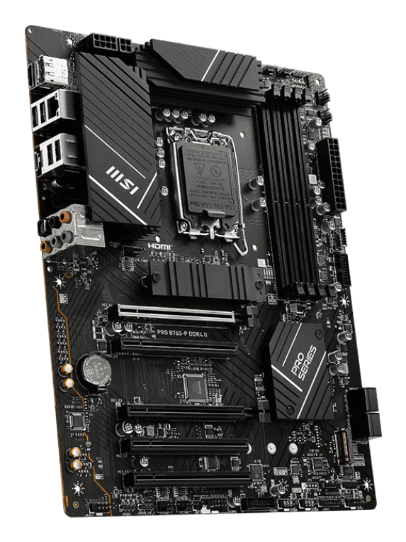 Placa Base MSI PRO B760-P LGA1700 ATX 4xDDR4 miniatura 5