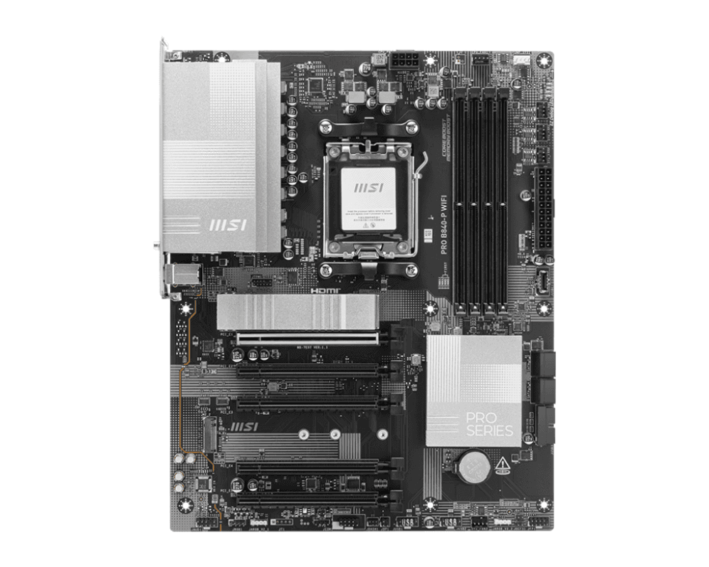 Placa Base MSI Pro B840-P WiFi AM5 ATX 4xDDR5 miniatura 3