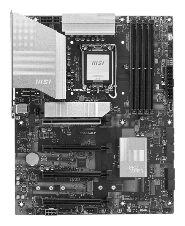 Placa Base MSI PRO B860-P LGA1851 ATX 4xDDR5 miniatura 3