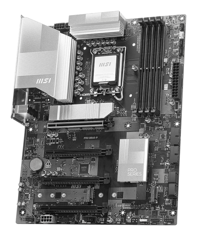 Placa Base MSI PRO B860-P LGA1851 ATX 4xDDR5 miniatura 4