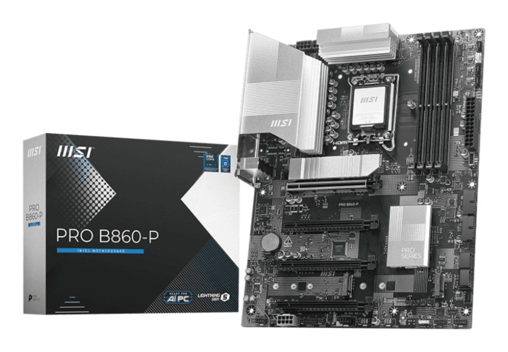 Placa Base MSI PRO B860-P LGA1851 ATX 4xDDR5 — imagen 1